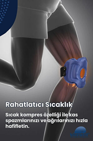 TermoJel Dizlik | Sıcak & Soğuk Kompres | Kumaş Kaplamalı, Cırt Cırtlı | Yeniden Kullanılabilir | Diz Ağrısı ve Şişlik İçin