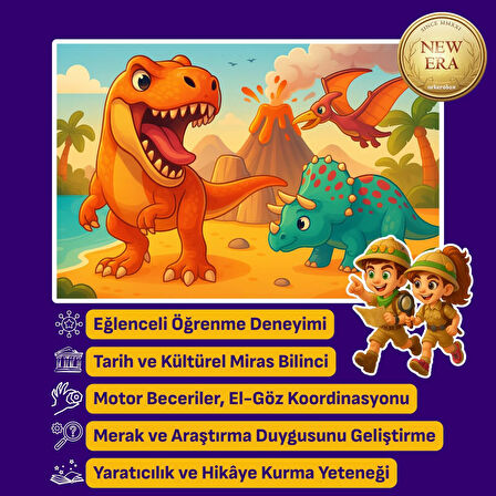 Arkerobox Dinosaur Park New Era Eğitici Kazı Seti
