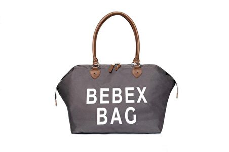 Bebex Bag-P Plus Su Geçirmez Unisex Bebek Bakım Çantası Açık Gri