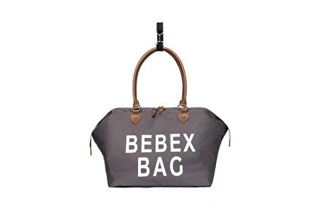 Bebex Bag-P Plus Su Geçirmez Unisex Bebek Bakım Çantası Açık Gri