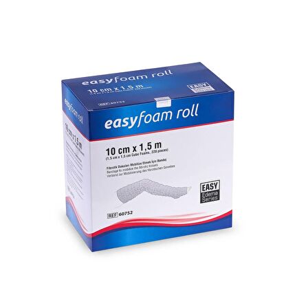 Easyfoam Roll Fibrotik Dokuları Mobilize Etmek Için Lenf Ödem Bandajı 10cmx1.5m