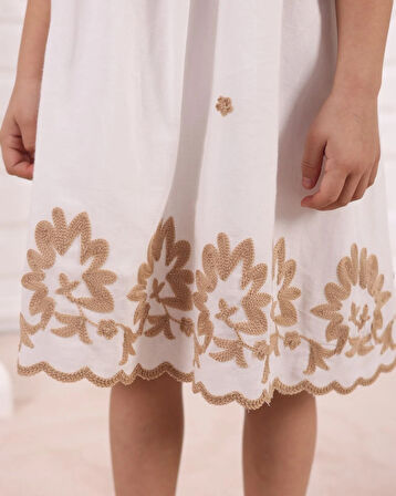 Serkon Kız Çocuk Su Yolu Elbise SER-0780