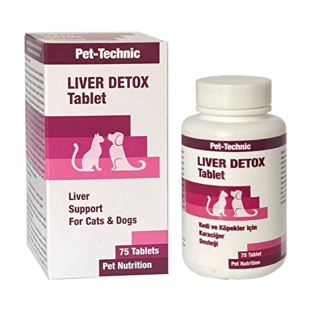 Pet Technic Yavru-Yetişkin Karaciğer Destekleyici E Vitamini Tablet 75 Tablet