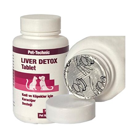 Pet Technic Yavru-Yetişkin Karaciğer Destekleyici E Vitamini Tablet 75 Tablet