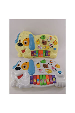 Can Alı Toys Pilli Hayvan Sesli Köpek Piyano Oyuncağı