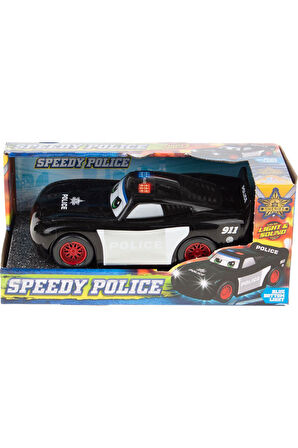 Can Ali Toys Canali Pilli Polis Arabası Siyah CNL-1914A-3 3681