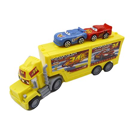 Can Ali Toys Jr Tom Tır ve 3 Adet Oyuncak Araba CNL-6117