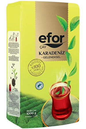 EFOR GELENEKSEL KARADENİZ ÇAYI 1 KG