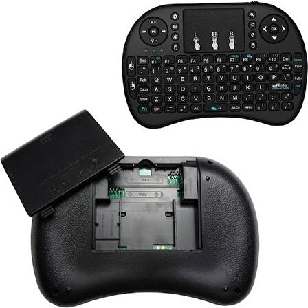 Smart Tv Box Ps3 Uyumlu Kablosuz Pilli Touchpadli Mini Klavye