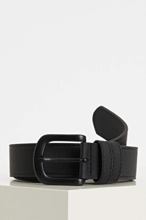 DeFacto Erkek Oval Toka Suni Deri Jean Kemeri S4211AZNSBK27