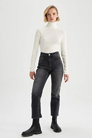Slim Fit Balikçi Yaka Kazak X7912AZ22WNER91