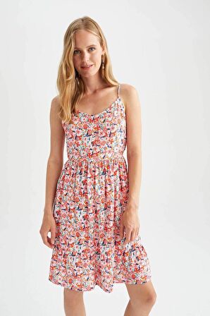 Mini Kisa Kollu Elbise U3372AZ22SMPN583