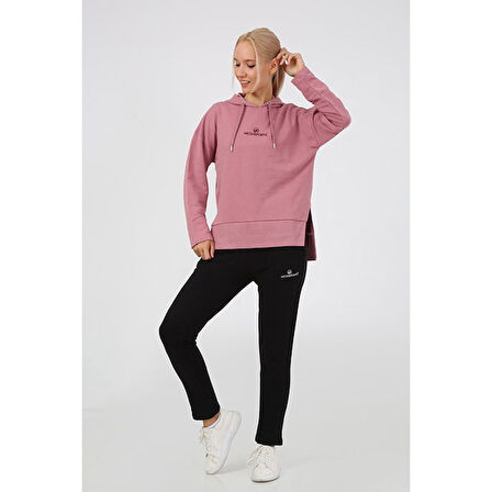 Rose Kadın Kapüşonlu  Sweatshirt