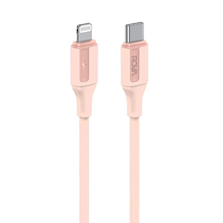 Rova KB204B Type-C To Lightning (iPhone) Hızlı Şarj Kablosu - KVK Teknik Servis Garantili