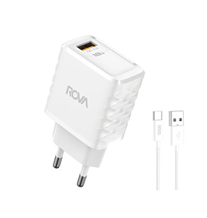 Rova SB113L A Giriş A-L 1M iPhone Kablolu Şarj Başlığı 18W - KVK Teknik Servis Garantili