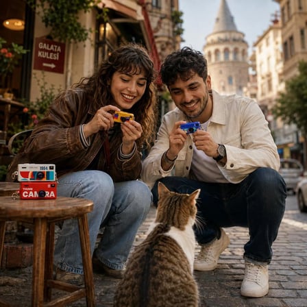 SMATE G6 Mini Kamera Sarı
