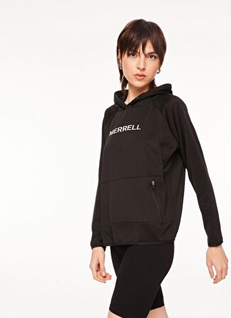 Merrell Siyah Kadın Kapüşon Yaka Sweatshirt M23SYMONESymone