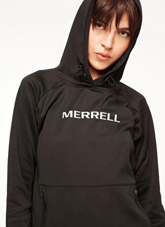 Merrell Siyah Kadın Kapüşon Yaka Sweatshirt M23SYMONESymone