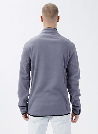 Quiksilver Gri Erkek Polar Sweatshırt EQYFT03163Mission HalfZip M OTLR