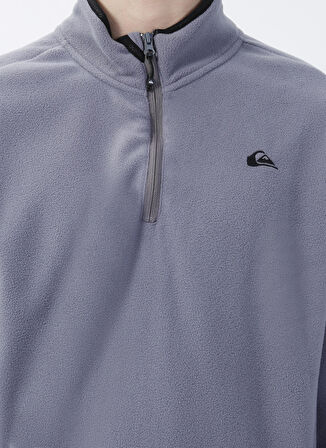 Quiksilver Gri Erkek Polar Sweatshırt EQYFT03163Mission HalfZip M OTLR