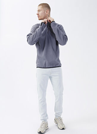Quiksilver Gri Erkek Polar Sweatshırt EQYFT03163Mission HalfZip M OTLR