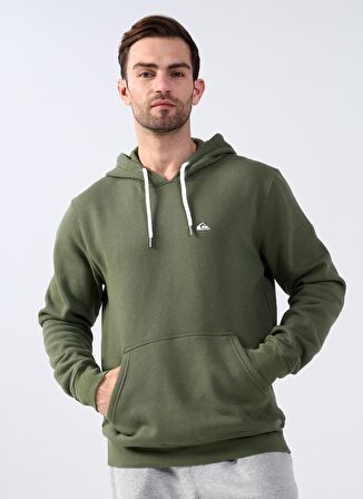 Quiksilver Haki Erkek Kapüşonlu Sweatshirt EQYFT04523 BAYRISE M OTLR