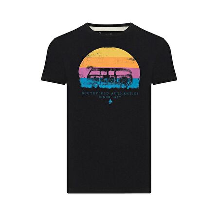 Routefield TRAV SİYAH Erkek Tshirt