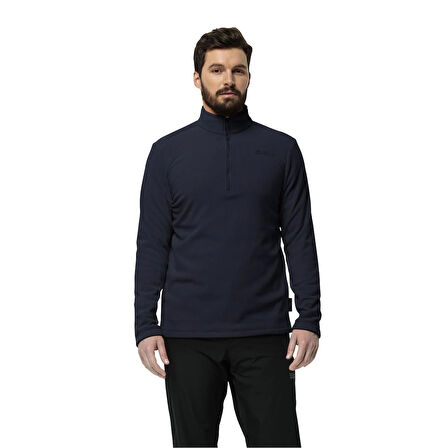 Jack Wolfskin Taunus HZ M Yarım Fermuar Erkek Polar 1709522-1010 Night Blue