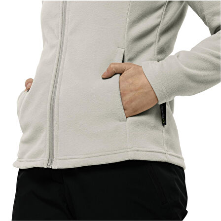 Jack Wolfskin Taunus FZ W Tam Fermuar Kadın Polar 1711391-5609 Dove