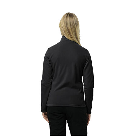 Jack Wolfskin Taunus FZ W Tam Fermuar Kadın Polar 1711391-6000 Black