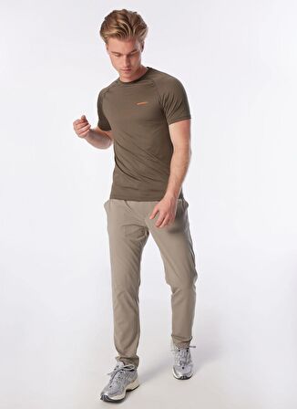 Merrell Haki Erkek O Yaka Baskılı T-Shirt M3TEND_TEND