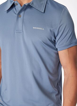 Merrell Mavi Erkek Baskılı  Polo T-Shirt M4PACEM_PACE M