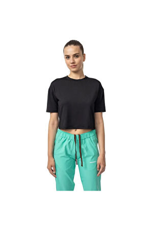 Tati Kadın Siyah Koşu Tişört ERKEK KOŞU T-SHIRT M5TATIW