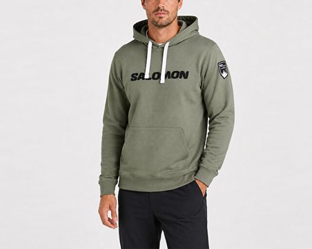 Salomon SLM25004CUTM KHAKI Unisex Günlük Sweatshirt SLM25004CUTM-KHAKI Renkli