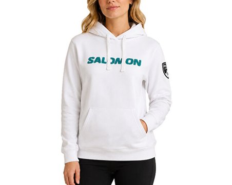 Salomon SLM25003CUTW WHITE Unisex Günlük Sweatshirt SLM25003CUTW-WHITE Renkli
