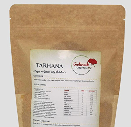 Tarhana (sade) 500gr