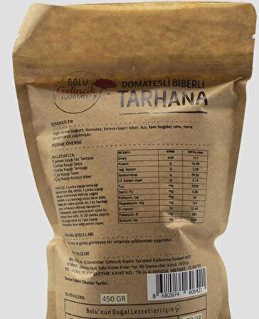 Tarhana (domatesli & Biberli) 450gr