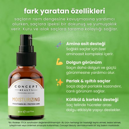Nemlendirici Saç Bakım Shot’ı (20 ml)