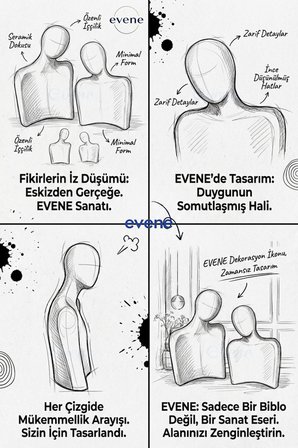 Dekoratif Obje Biblo Ev Dekorasyon Heykel Salon Masaüstü Biblo Heykel Seti Altın Model 67