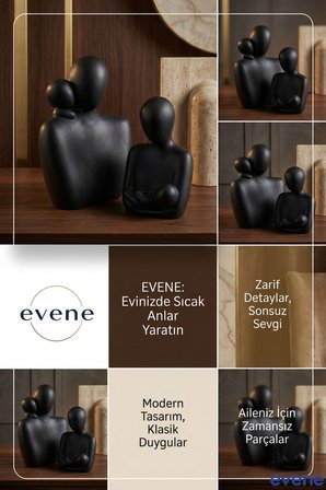 Dekoratif Obje Biblo Ev Dekorasyon Heykel Salon Masaüstü Biblo Heykel Seti Altın Model 68