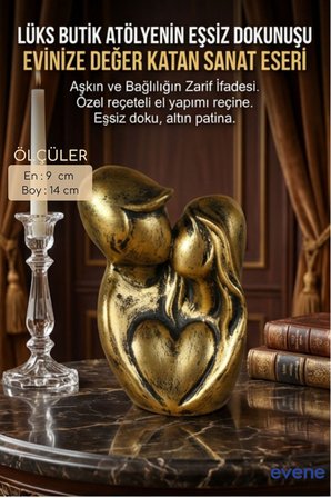 Dekoratif Obje Biblo Ev Dekorasyon Heykel Salon Masa Üstü Süs Eşyası Beyaz Renk Model 18