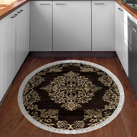 Eko Trend Djt Banyo Paspası Yıkanabilir Kaymaz Taban 761 Yuvarlak Osmanlı