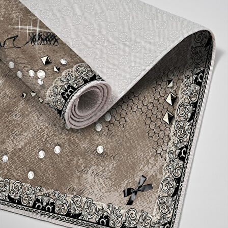 Alanur Trend Keçe Tabanlı Mutfak Halı Mu118