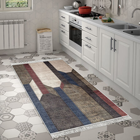 Eko Trend Djt Banyo Paspası Yıkanabilir Kaymaz Taban S6505 Modern