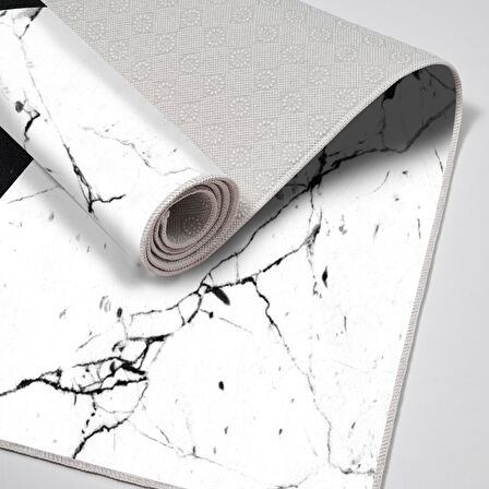 Alanur Trend Keçe Tabanlı Mutfak Halı Mu143