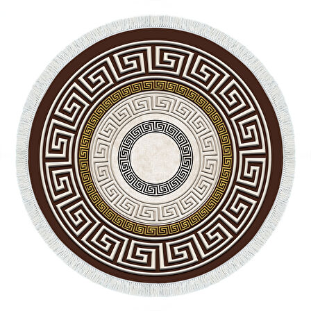 Eko Trend Djt Haı Yıkanabilir Kaymaz Taban 675M Yuvarlak Modern