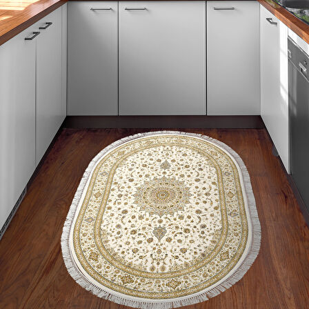 Eko Trend Djt Banyo Paspası Yıkanabilir Kaymaz Taban P1360 Oval Osmanlı