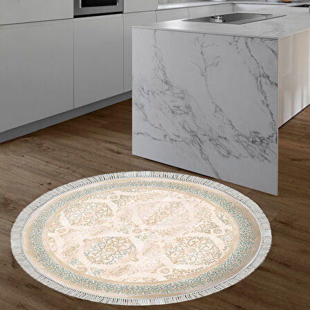 Eko Trend Djt Haı Yıkanabilir Kaymaz Taban 1376 Yuvarlak Klasik