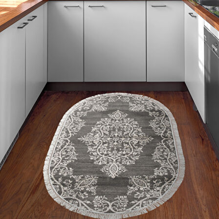 Eko Trend Djt Banyo Paspası Yıkanabilir Kaymaz Taban 762 Oval Osmanlı