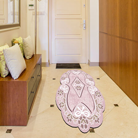 Yasemin Lazer Kesim Kaymaz Taban Dijital Baskı Halı St600158Mv